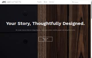 JPC Architects PLLC website