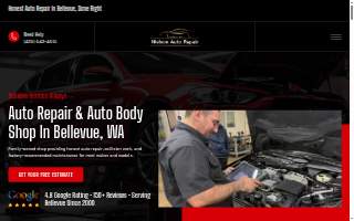 Nielson Auto Repair website
