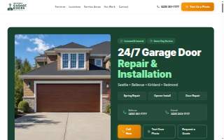 Northwest Garage Doors - Bellevue website