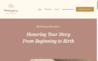 Birth Story Obstetrics website