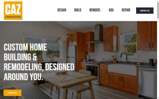 CAZ Construction website
