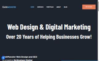 ClickMonster Web Design and SEO website