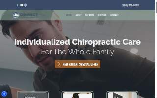 Connect Family Chiropractic website