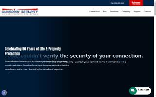 Guardian Security of Bellingham website