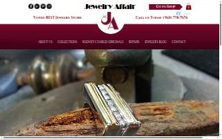 Jewelry Affair website