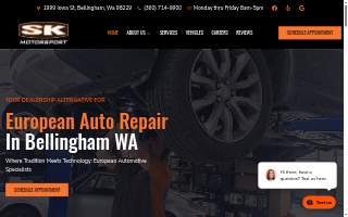 SK Motorsport - Reliable Auto Repair in Bellingham for BMW, Mercedes, Mini, Audi, Subaru and Porsche Vehicles website