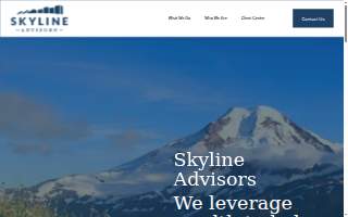 Skyline Advisors website