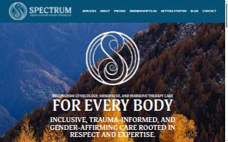 Spectrum Reproductive Health and Gender Affirming Care website