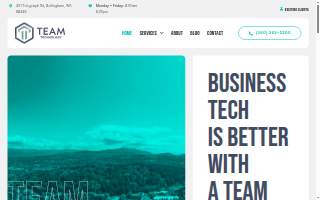Team Technology website