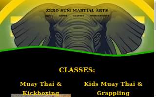 Zero Sum Martial Arts website