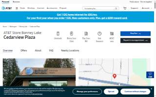 AT&T Store of Bonney Lake website