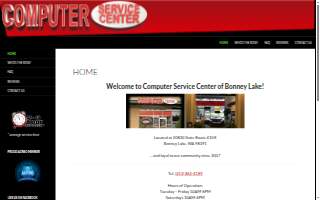 Computer Service Center website