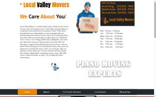 Local Valley Movers website