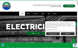 Mauna Electric LLC website