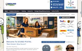 Sound Postal website