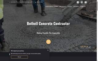 Bothell Concrete Contractor website