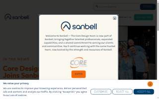 Core Design, Inc. - a Sanbell Company website