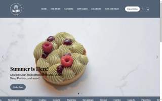 Farine Bakery & Café website