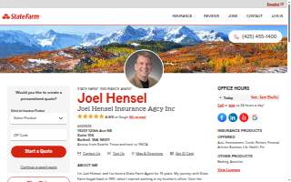 Joel Hensel - State Farm Insurance Agent website