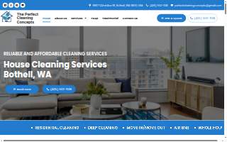 The Perfect Cleaning Concepts website