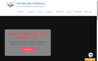 Woodinville Pediatrics of Bothell website