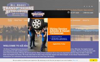 All About Transmissions & Automotive of Bremerton website
