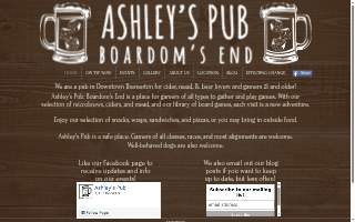 Ashleys Pub website