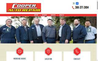 Cooper Auto Repair website