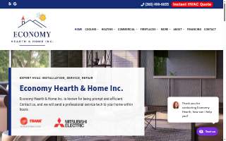 Economy Hearth & Home Inc. website