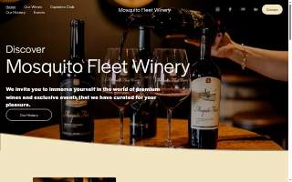 Mosquito Fleet Winery website