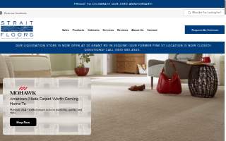 Strait Floors website