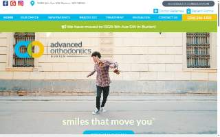 Advanced Orthodontics Burien website
