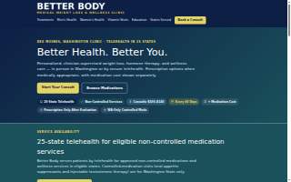 Better Body Medical Weight Loss & Wellness Clinic website