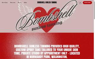 Bombshell Sunless Tanning website