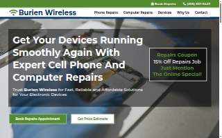Burien Wireless website