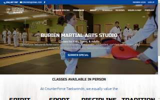 Counterforce Taekwondo Burien website