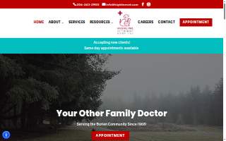 Highline Veterinary Hospital website