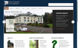 Pacific County Title Company website