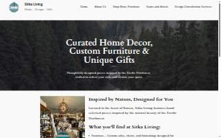 Sitka Living website
