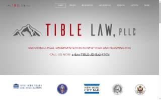 Tible Law, PLLC website