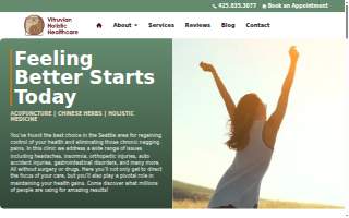 Vitruvian Holistic Healthcare of Burien website