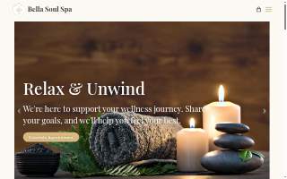 Bella Soul Spa website