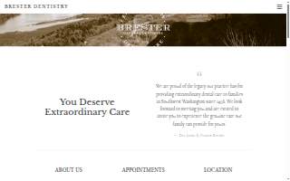 Brester Dentistry website