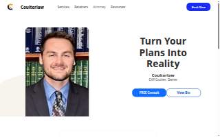 Cliff Coulter Law Firm PLLC website