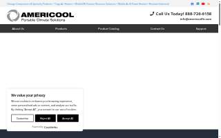 Americool Heating & Air Conditioning of Centralia website