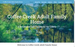 Coffee Creek Adult Family Home website