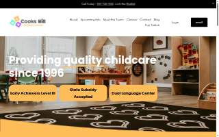 Cooks Hill Childcare Center website