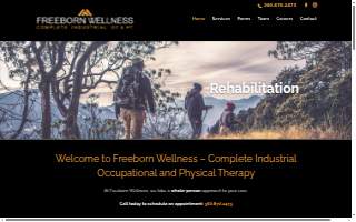 Freeborn Wellness PT & OT - Centralia website