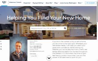 Kelvin Wallin, Windermere Centralia Real Estate website