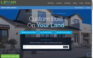 Lexar Homes of Centralia website